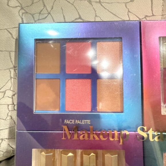 Make up Set (Face Palette, Lip Gloss, Eye Shadow Palette) NEW never used - Picture 4 of 11